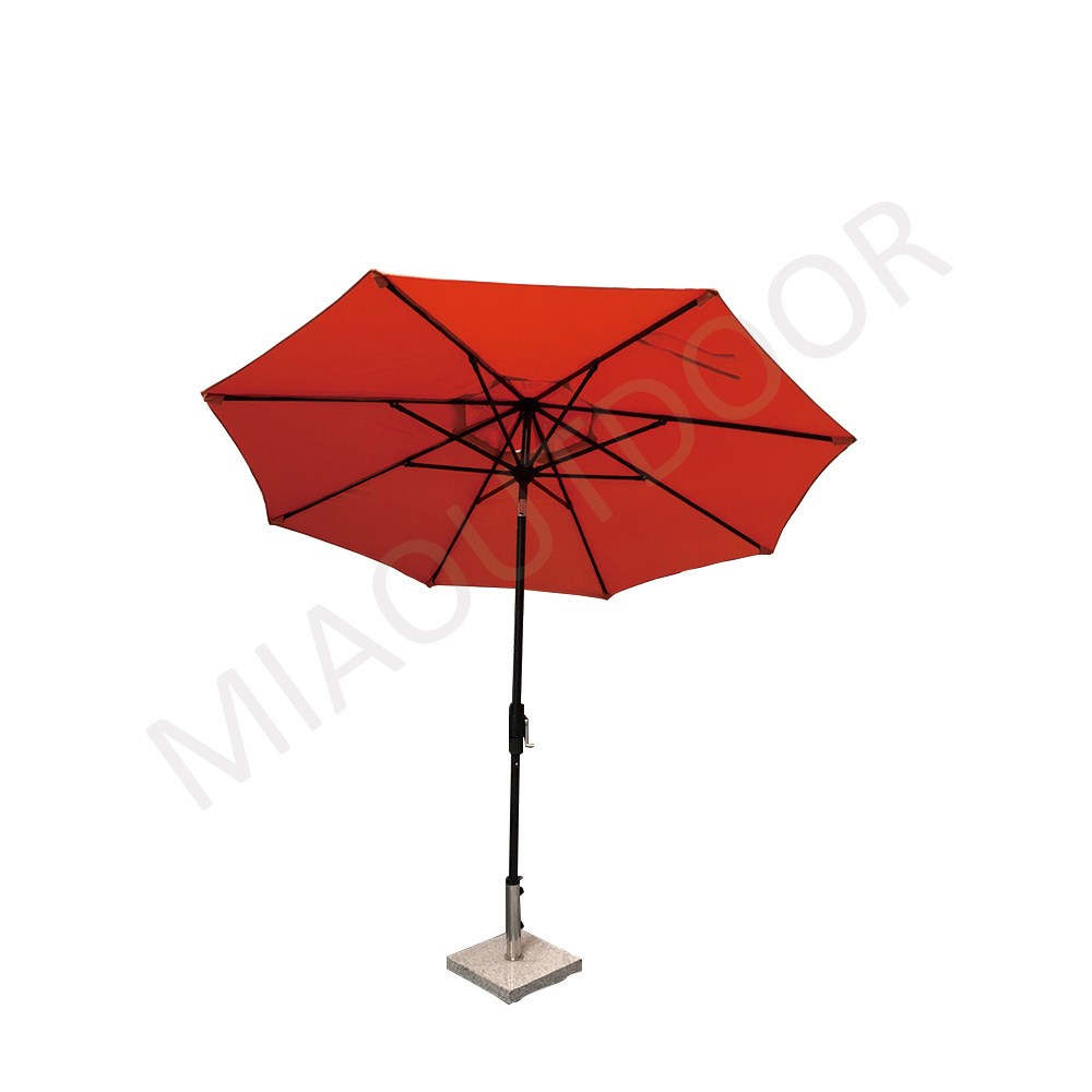 canvas beach aluminum auto-tilt umbrella