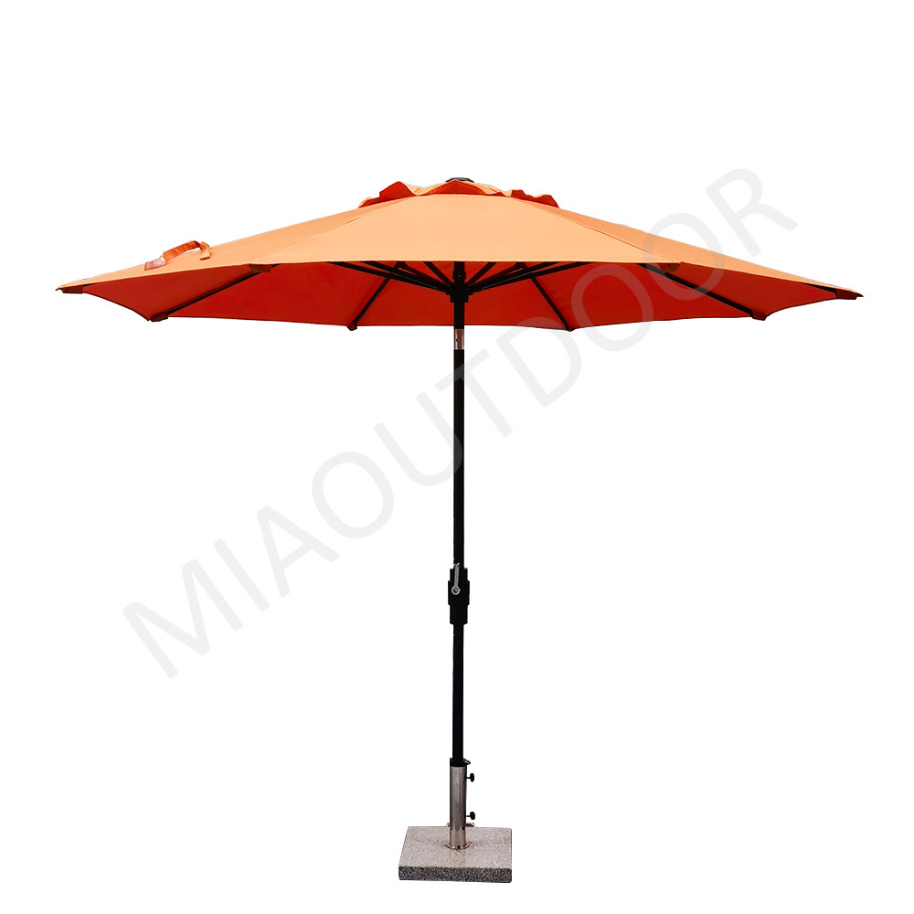 canvas beach aluminum auto-tilt umbrella