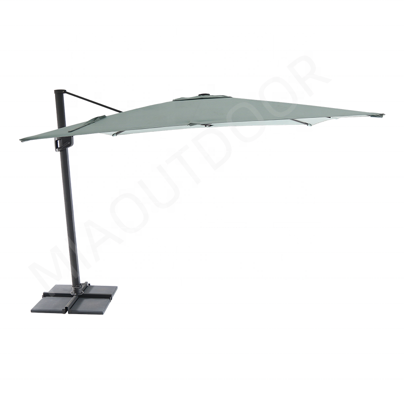 Garden sunshade luxury hight quality outdoor heavy duty patio hotel umbrella with crank