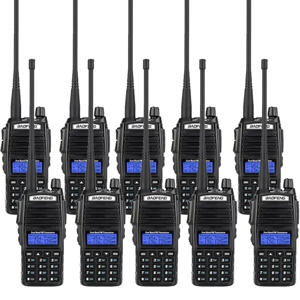 Baofeng UV-82 Dual Band ham woki toki two way radio 5W 8w uv 82 VHF UHF High Power UV82 handheld vox Walkie Talkie