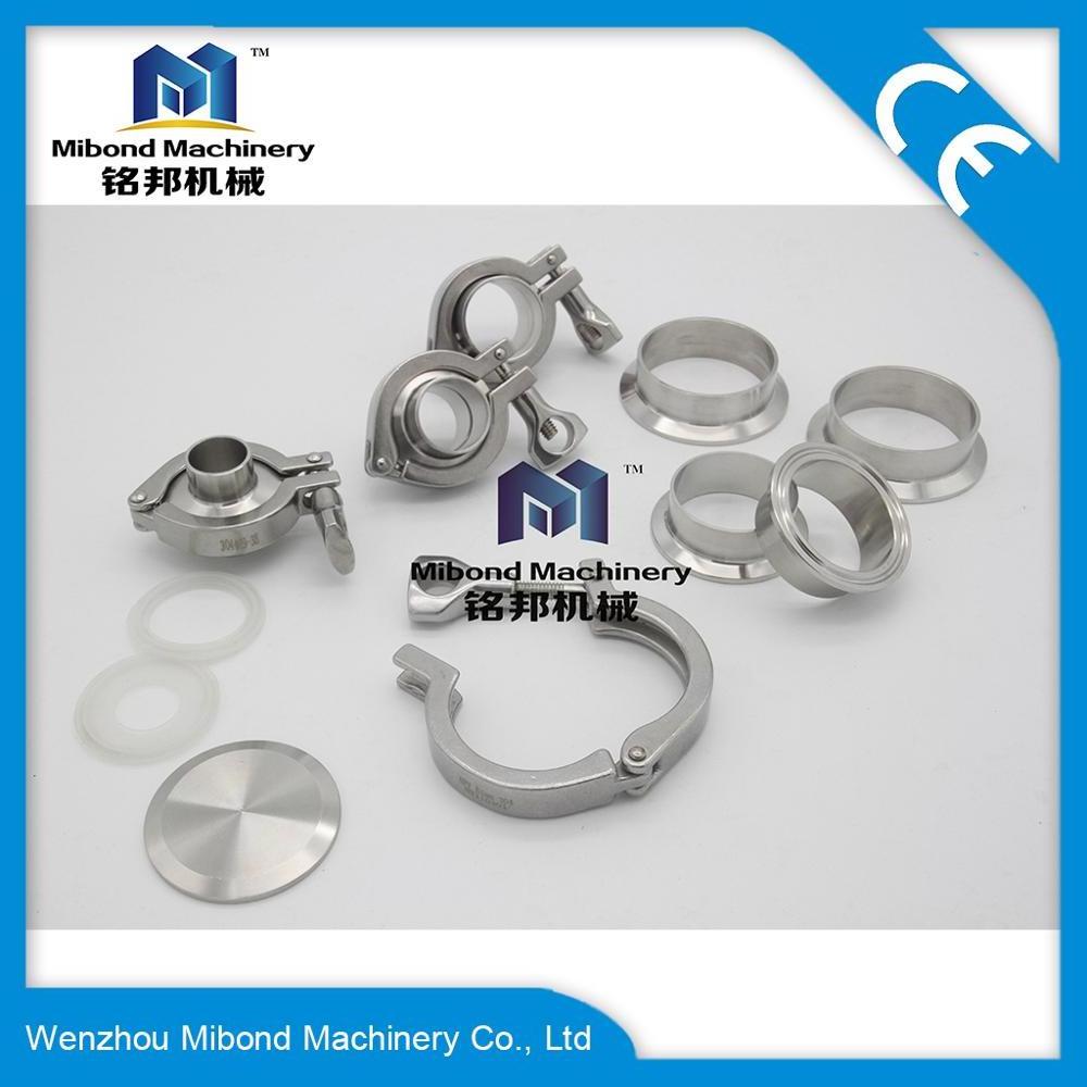 3A SMS SS 304 316L Stainless Steel Sanitary Tri Clamp Ferrule Flange Pipe End Cap