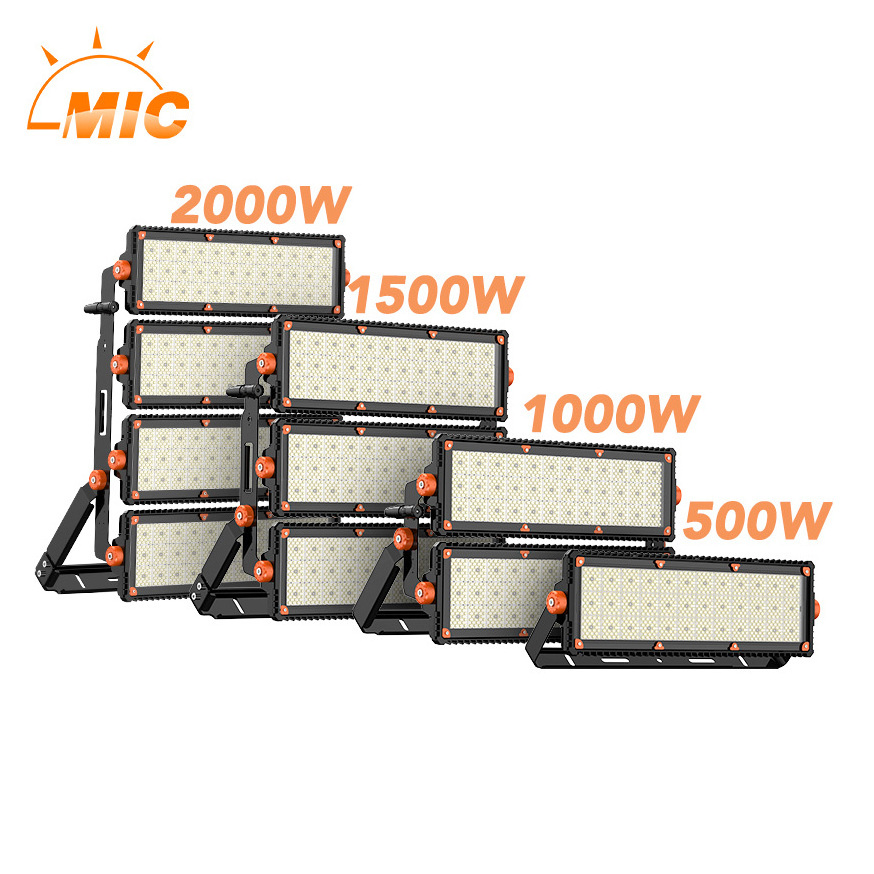 6 years warranty high mast light pole floodlights outdoor 500W 1000W 1500W 2000W flood light led