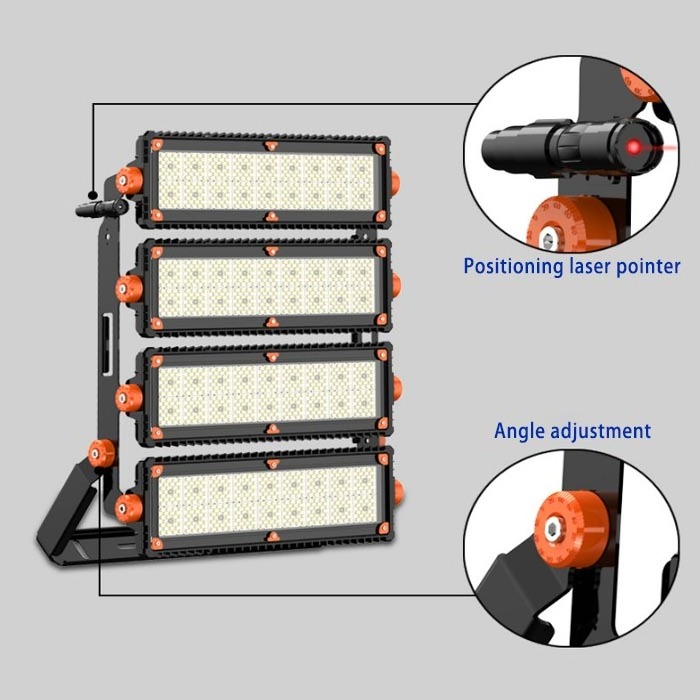 6 years warranty high mast light pole floodlights outdoor 500W 1000W 1500W 2000W flood light led