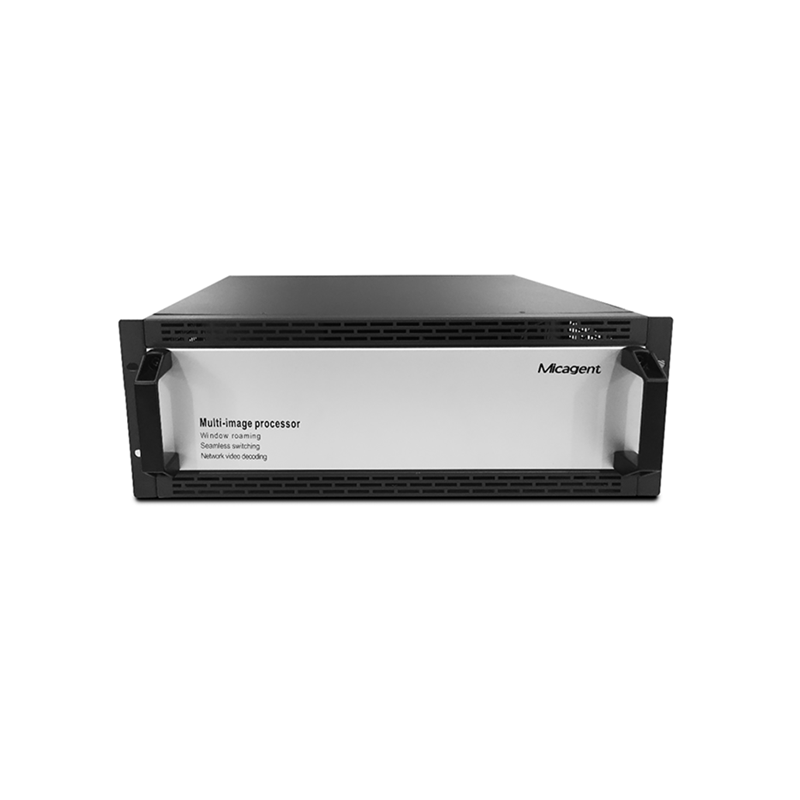 3U chassis HD 16 route input 20 route output video wall matrix processor LCD Audio and video splicing processor