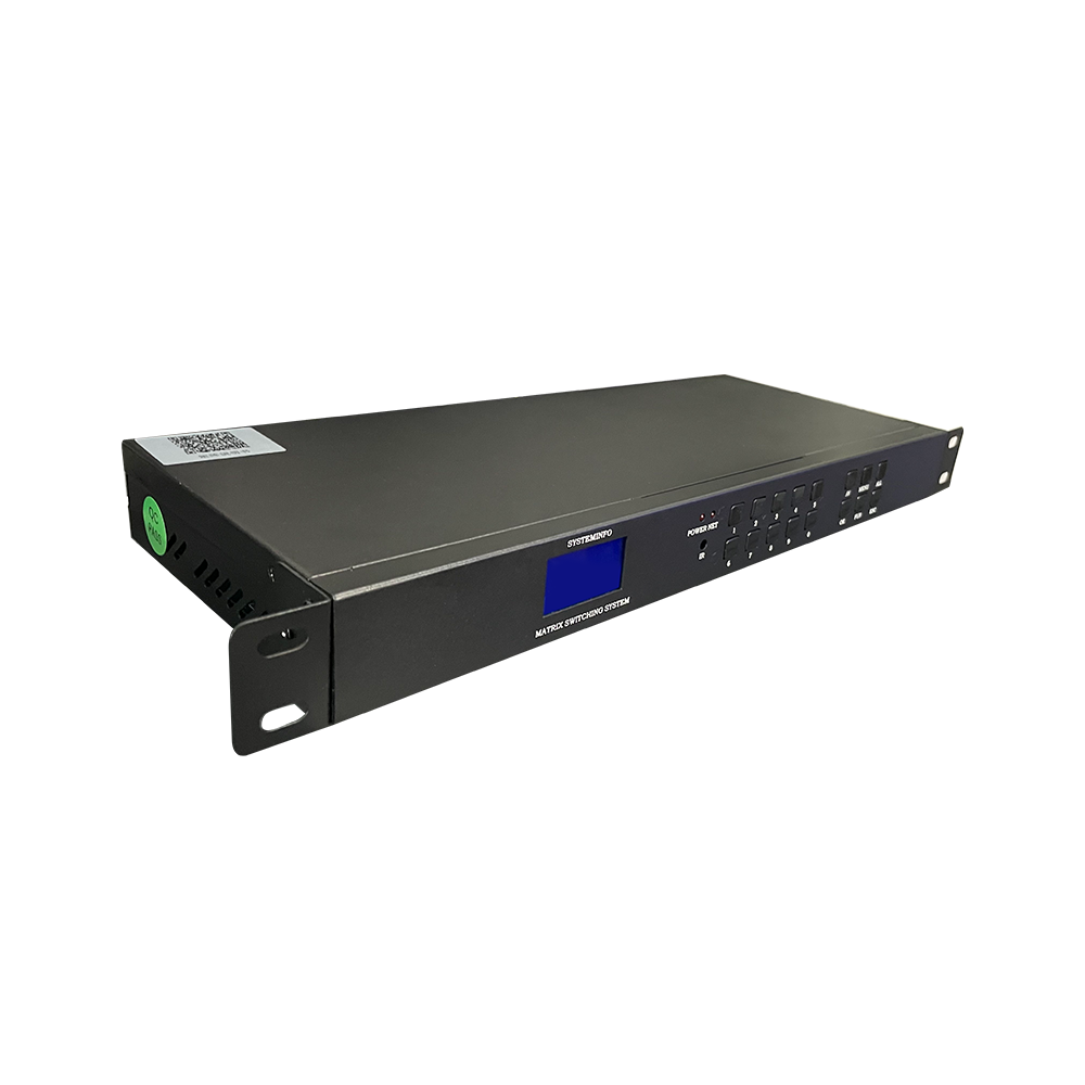 4K@30Hz Rack Mount Switcher  Splitter, EDID, RS232, LAN Port 4K HDM I Matrix Switch 8X8