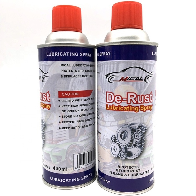 Car Multipurpose rust removal de-rust lubricating spray grease lubricant anti-rust spray lubricant