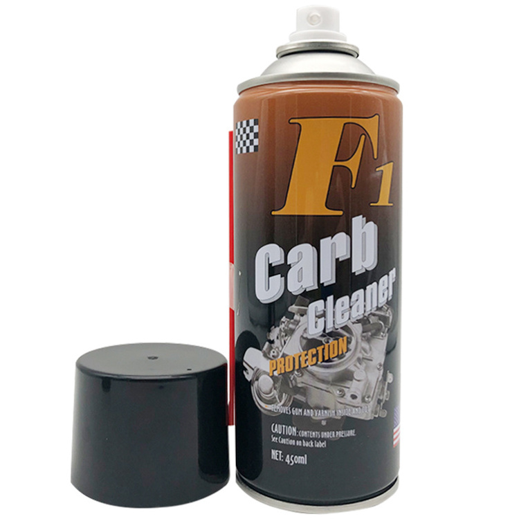 F1 Carb Choke Cleaner Spray  Carburetter Throttle Valve Cleaning for Car Engine OEM 450ml