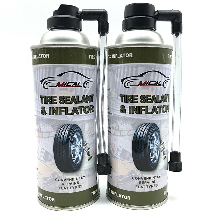 Manufacturer Factory 400ml Tyre Fix Sealant Inflator Spray Aerosol for Car Tire