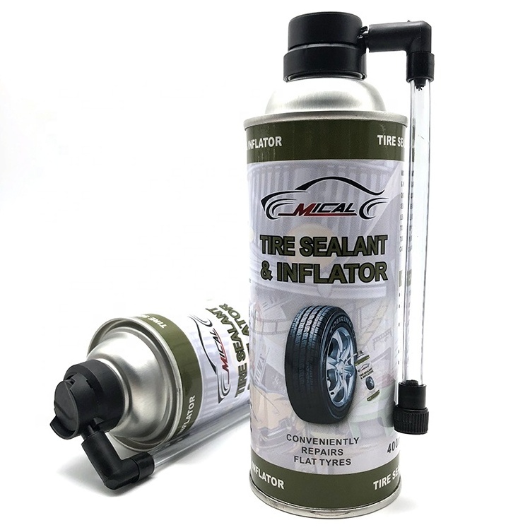 Manufacturer Factory 400ml Tyre Fix Sealant Inflator Spray Aerosol for Car Tire