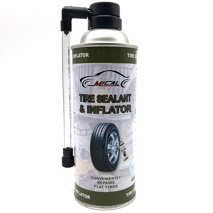 Manufacturer Factory 400ml Tyre Fix Sealant Inflator Spray Aerosol for Car Tire