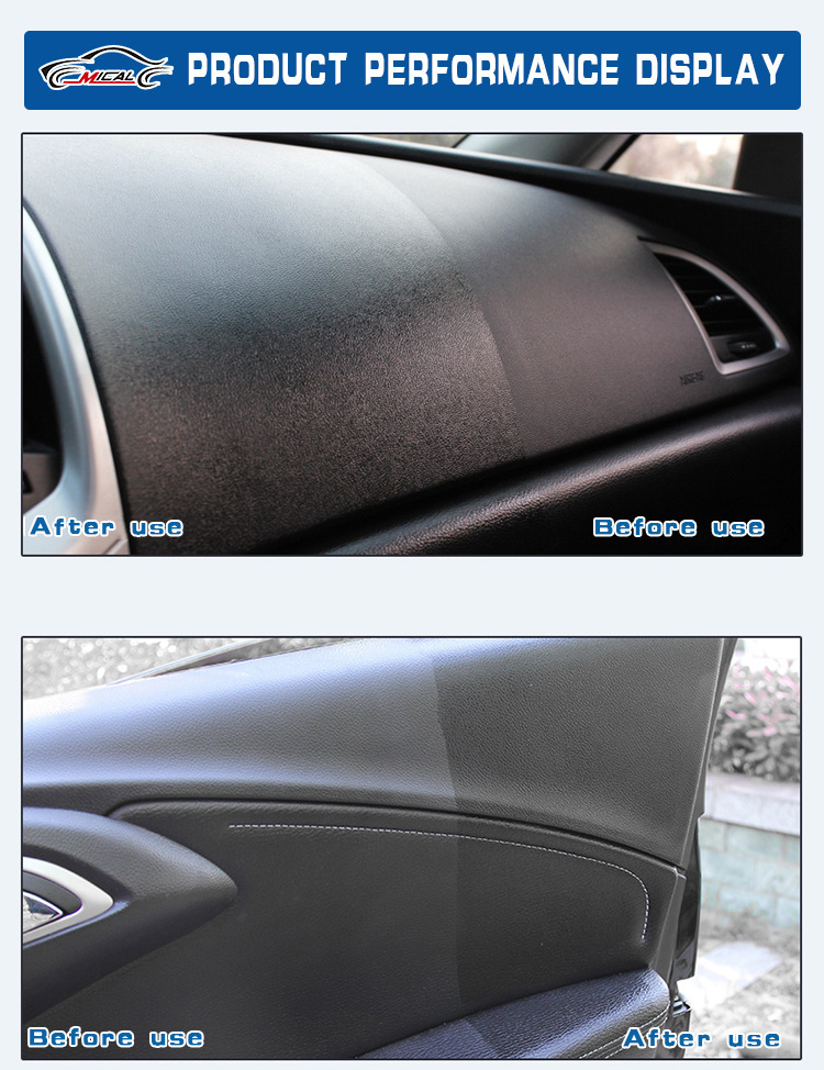 Factory Price 500ml Car Silicone Wax Polish Auto Shine For Car Interior clean Dashboard Polish Spray