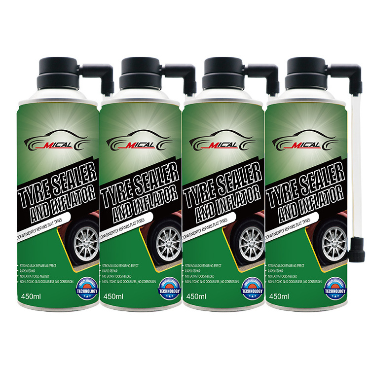 Aerosol Tire Sealer Inflator Spray Tyre Repair Spray 450ML