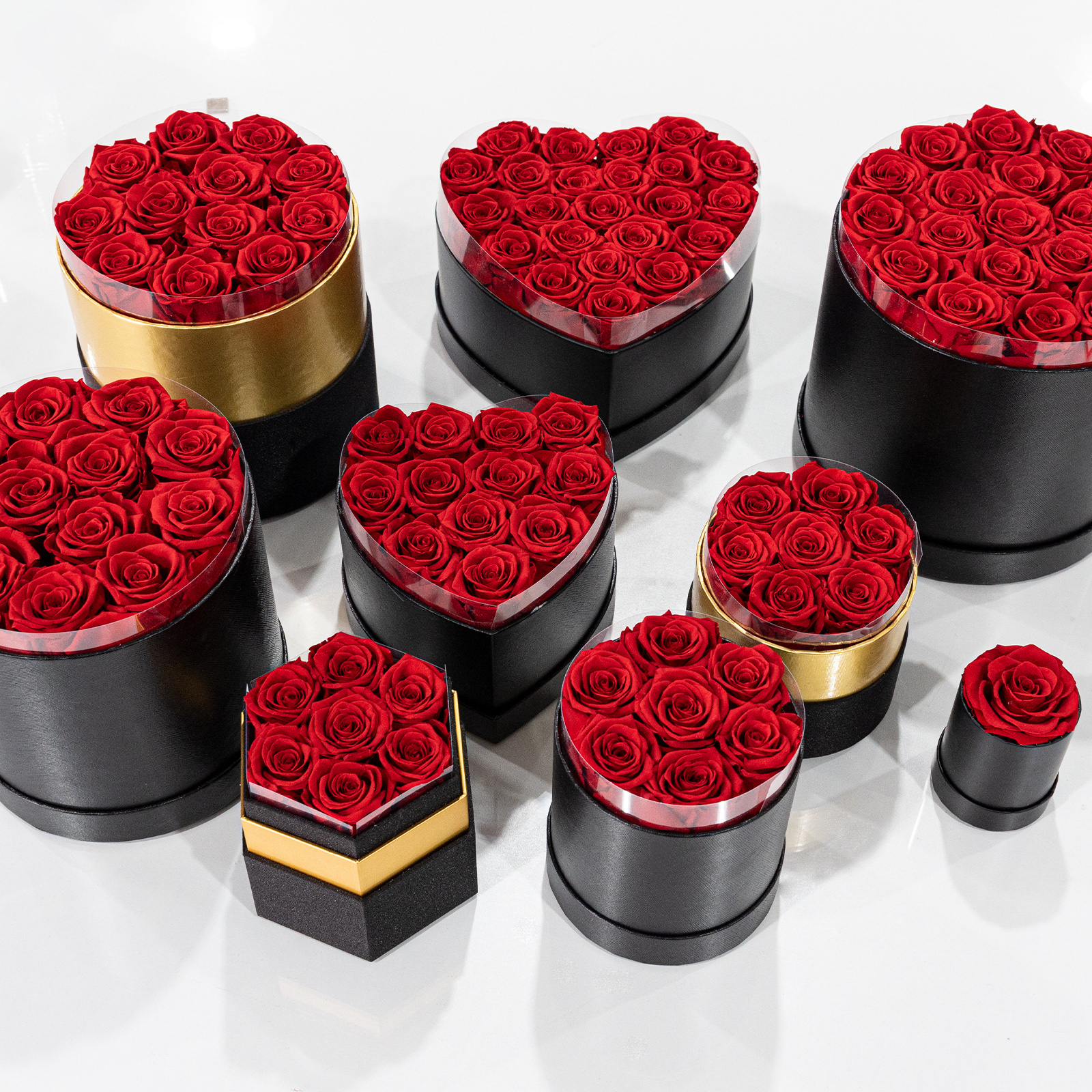 Eternal roses preserved flowers rosas eternas preservadas 2023 decorative rose forever box gift preserved roses