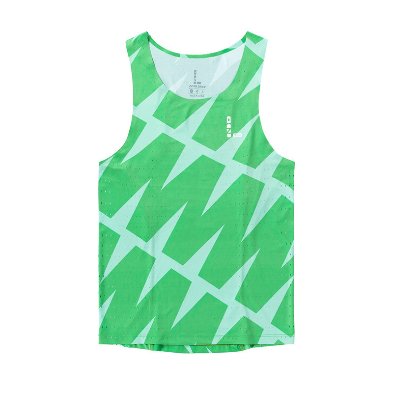 Manufacturer Sports Sleeveless Polyester Quick Dry fit Sublimation Vest Custom Running Marathon Singlet Tank Tops