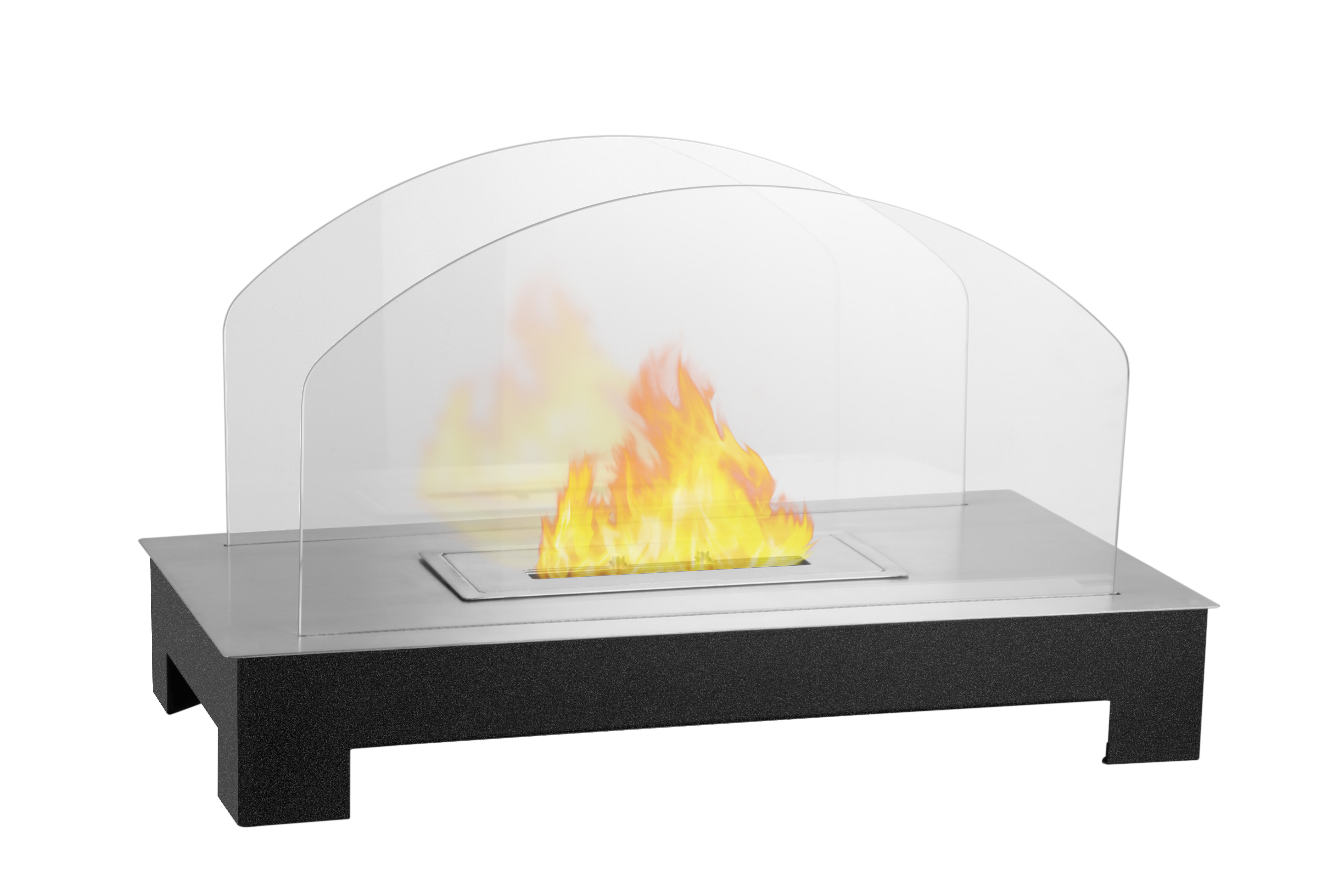 Modern design portable tabletop fireplace for indoor heating and home decoration