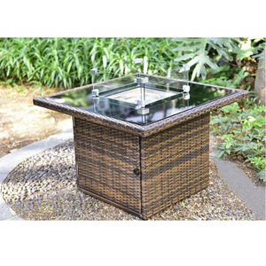 outdoor gas fire pit table garden firepit table