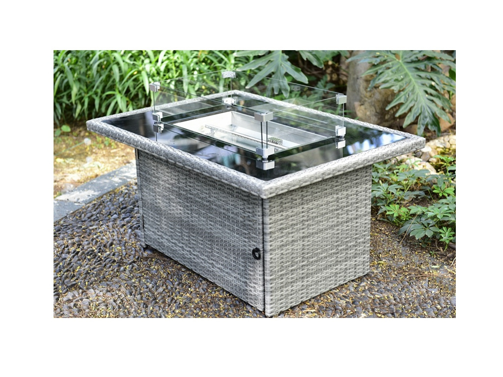 outdoor gas fire pit table garden firepit table