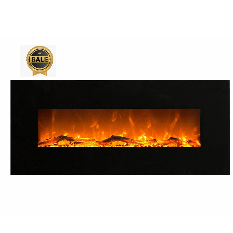 wall fireplace electric decorate modern style with LED flame