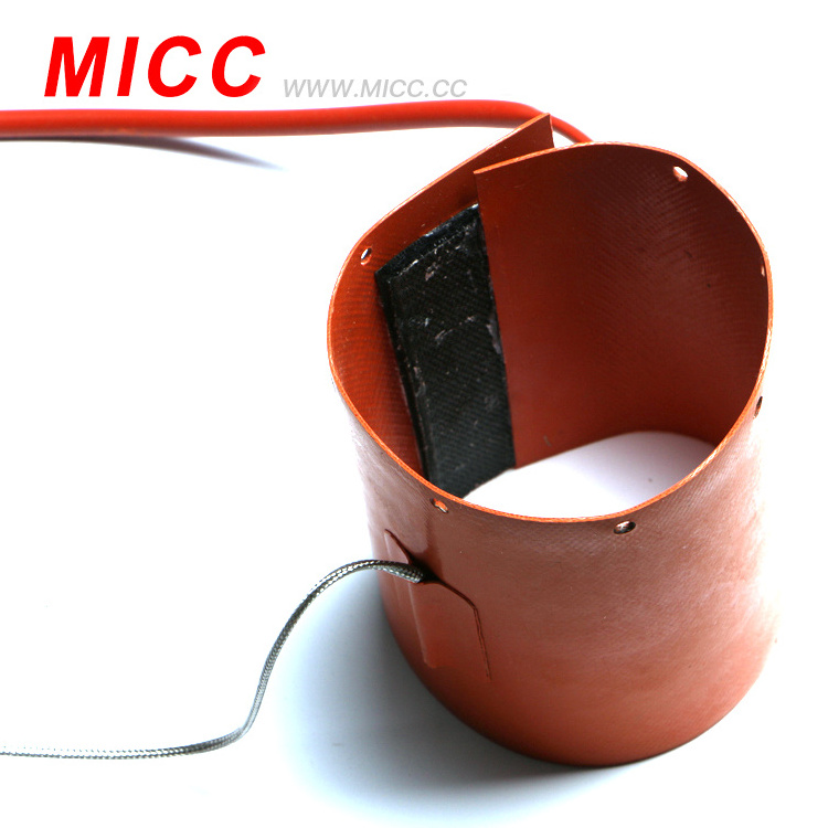 MICCCustom 200v Electric Flexible Heating Pad Rubber Silicone Heater Oil Drum Heater Belt for Heating