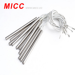 MICC cartridge heater with thermocouple cartridge heater element