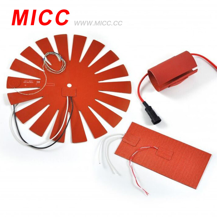 MICC silicone rubber heater silicon ring for solar water heater trade flexible customized hot plate  pad with thermostat