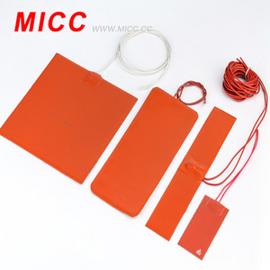 Electric Industrial Round Silicone Rubber Heater Pad Heating 12 Volt Nichrome Heater Silicone