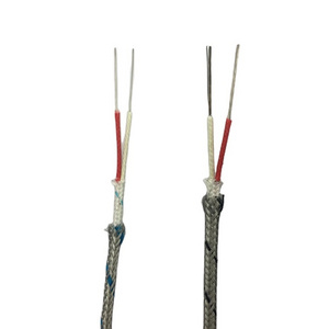 MICC braided fiberglass insulated thermocouple compensation wire