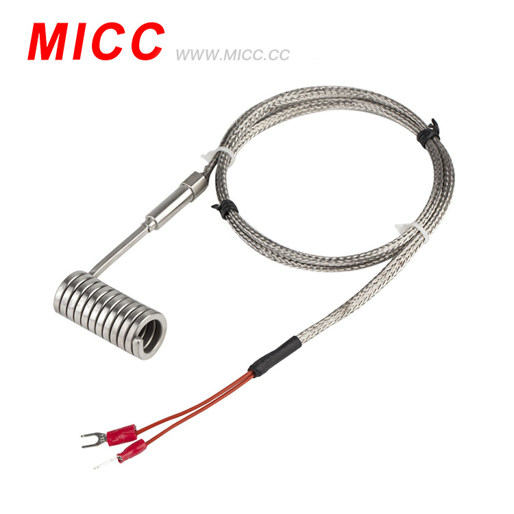 MICC Fast heat diffusion Perfect performance High purity MgO Coil heater used in hot runner system/casting process