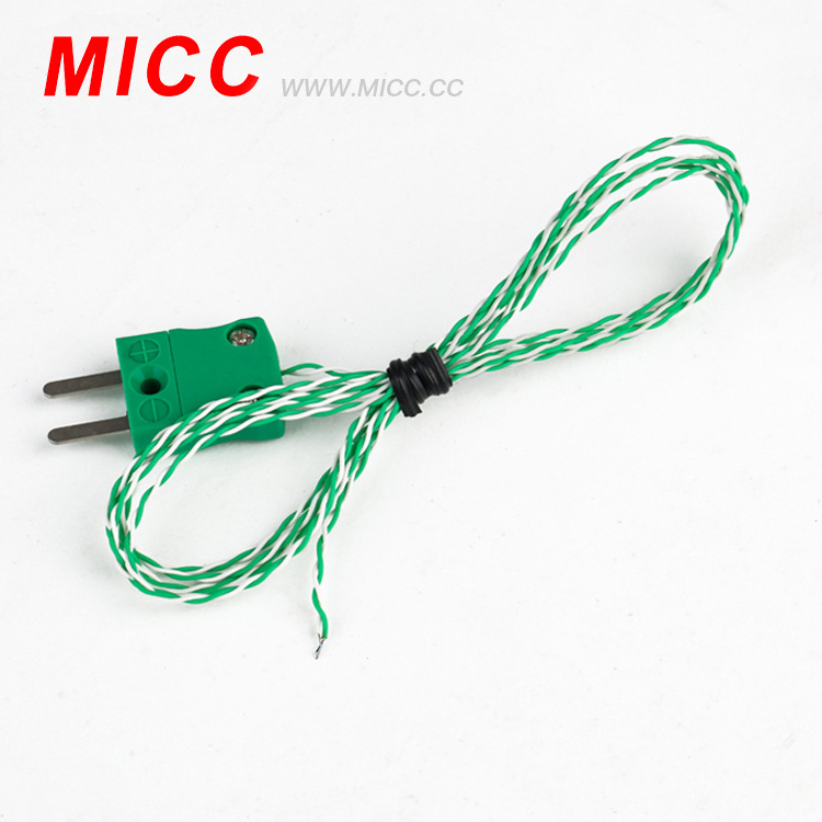 MICC k type thermocouple with screw and 2m long thermocouple wire