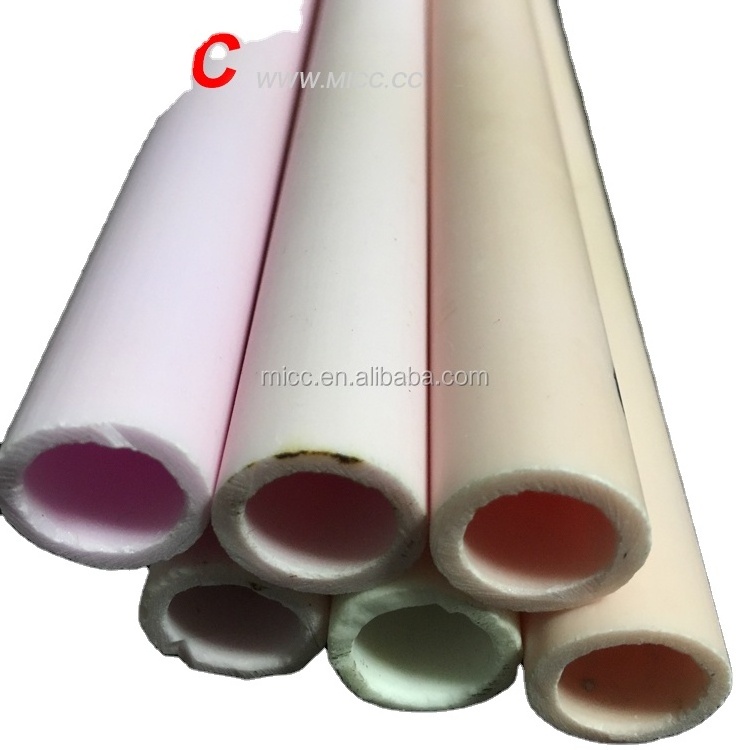 MICC High Temperature 95% 99% 99.7% Alumina Ceramic Tube For Thermocouple Ceramic Tube For Thermocouple