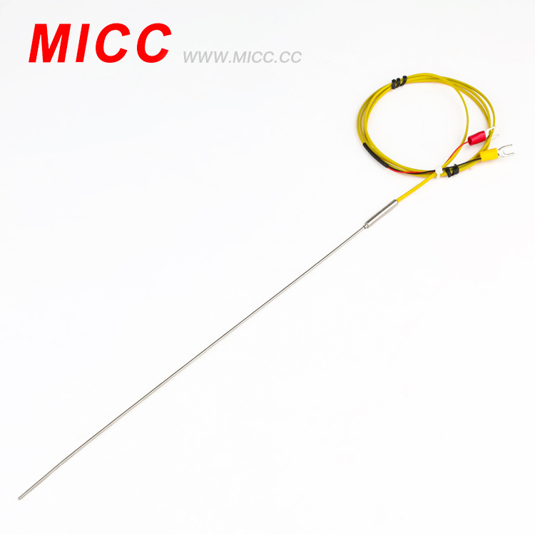 MICC k type thermocouple with screw and 2m long thermocouple wire