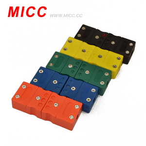 MICC female and male mini flat pin plugs and sockets thermocouple connector