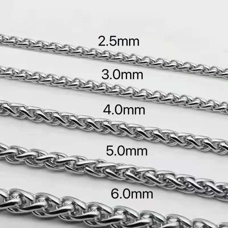 Wholesale Custom Rapper Design Silver Chain For Men Links Man Mens Designs 304 316 316L Stainless Steel Chain Necklace Chain