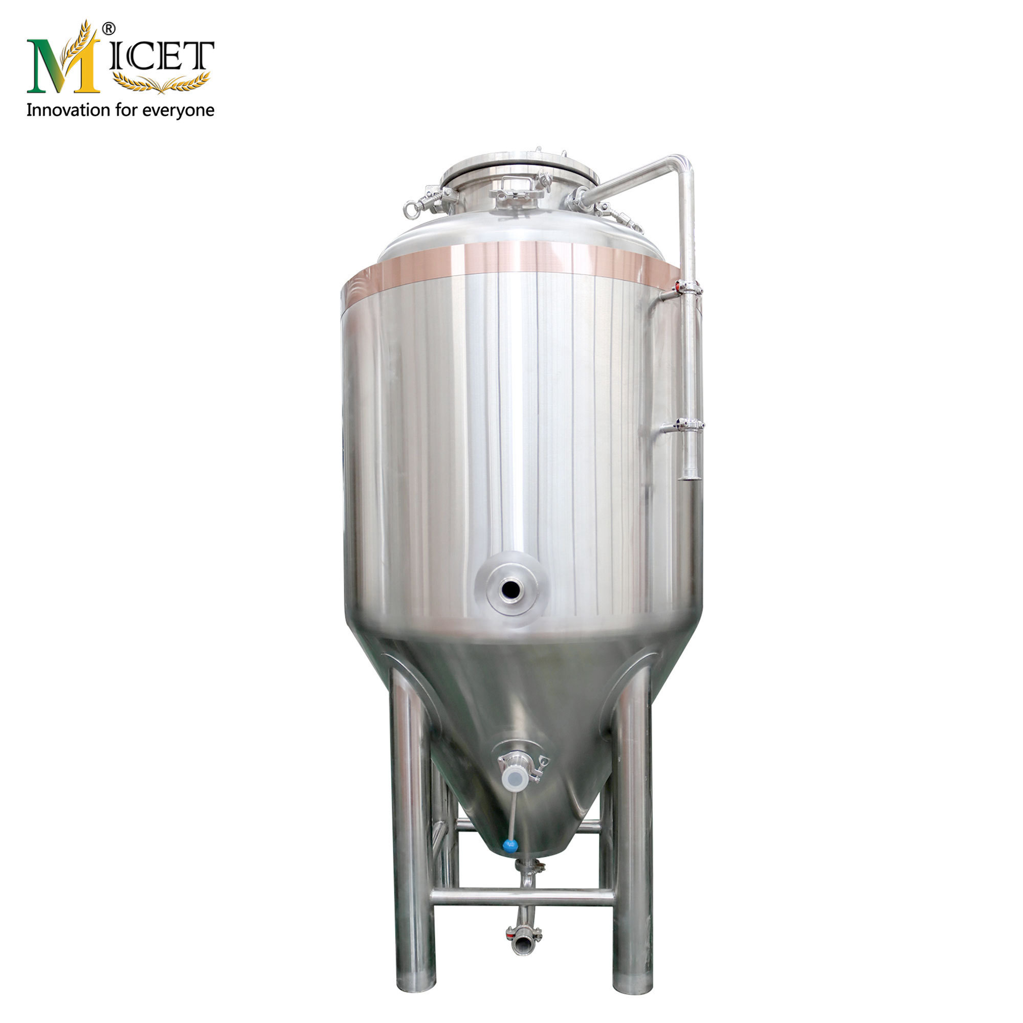 100L Stainless Steel Jacketed Cylindro Conical Fermenter Price