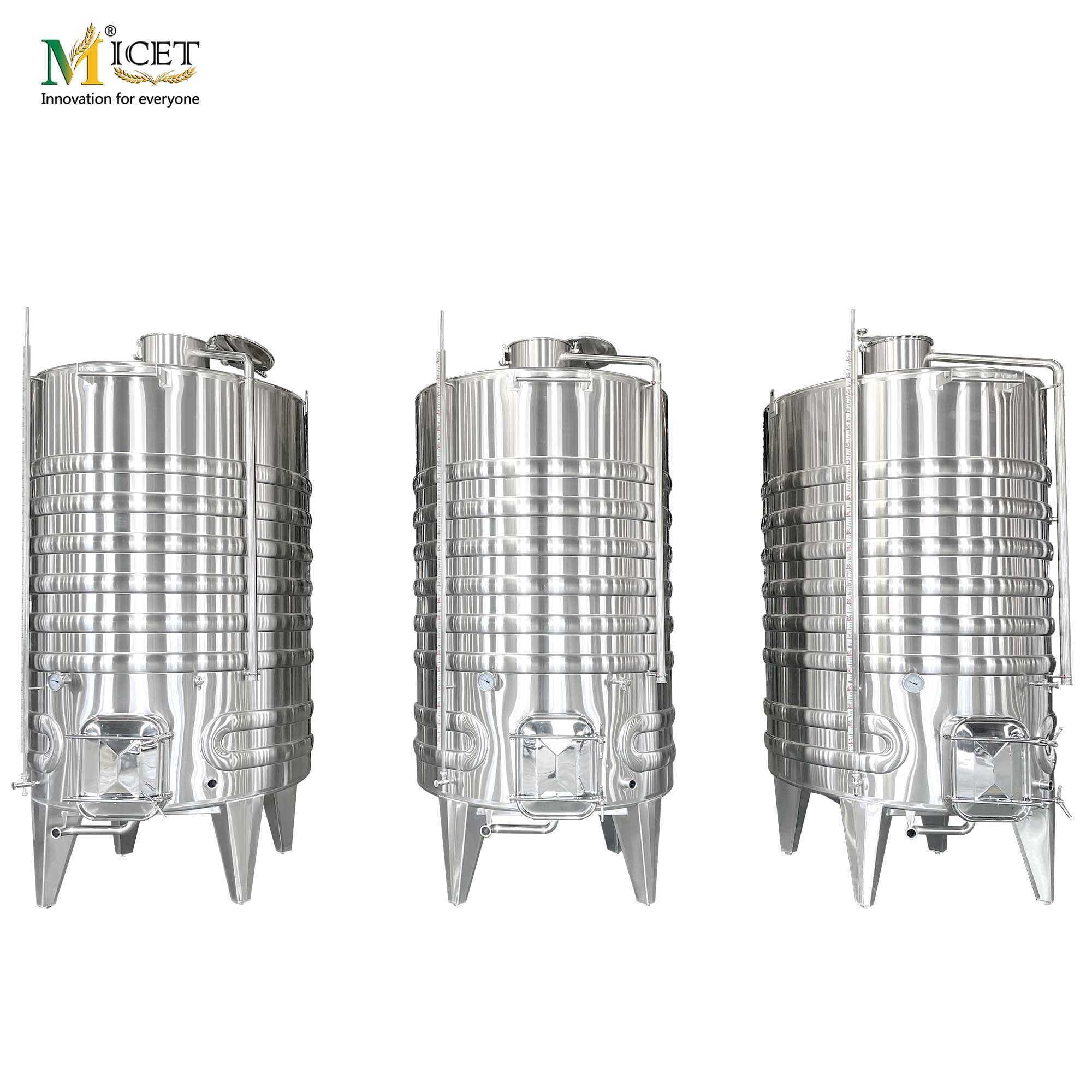 500L 3000L 5000L Wine fermentation tanks SUS304 Double manhole Built-in filters Lowest price cider wine tanks on sale