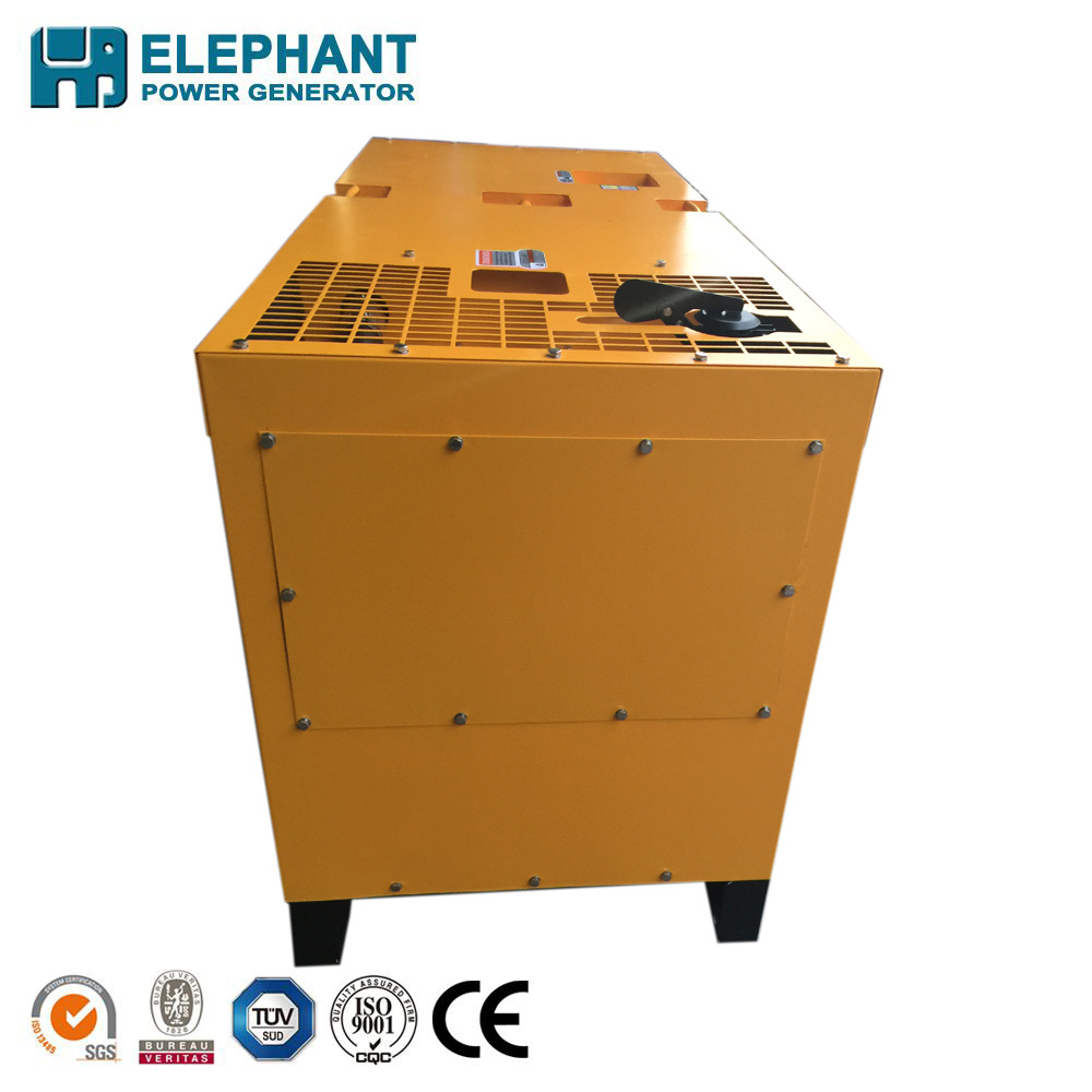 Three phase electric start soundproof canopy powered backup generators