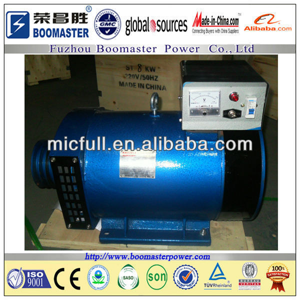 Brush Copper Wire 8kw 20kw 30kw single phase generator head