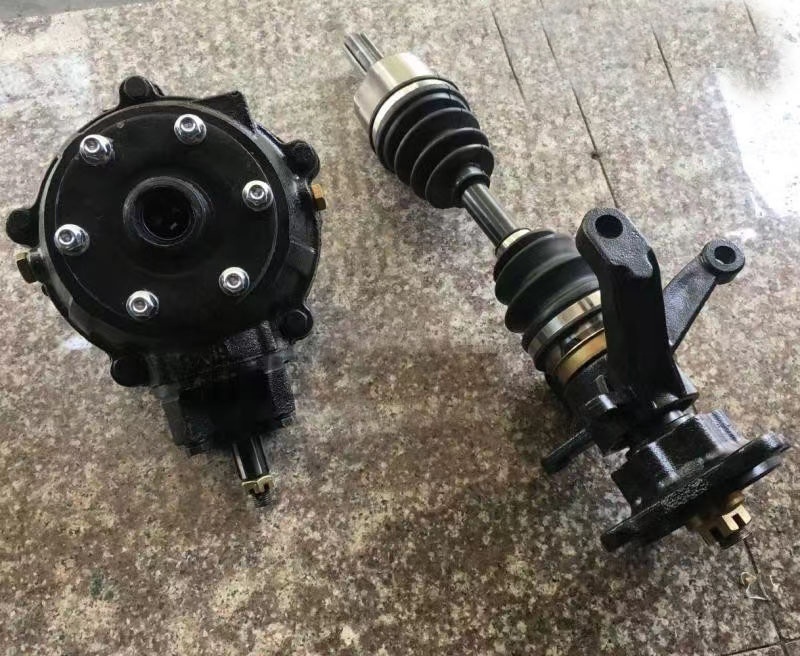 4x4 400cc Go Kart Karting UTV ATV Scooters Buggy Front Differential Drive Axle with Double A Swingarms Independent Suspension