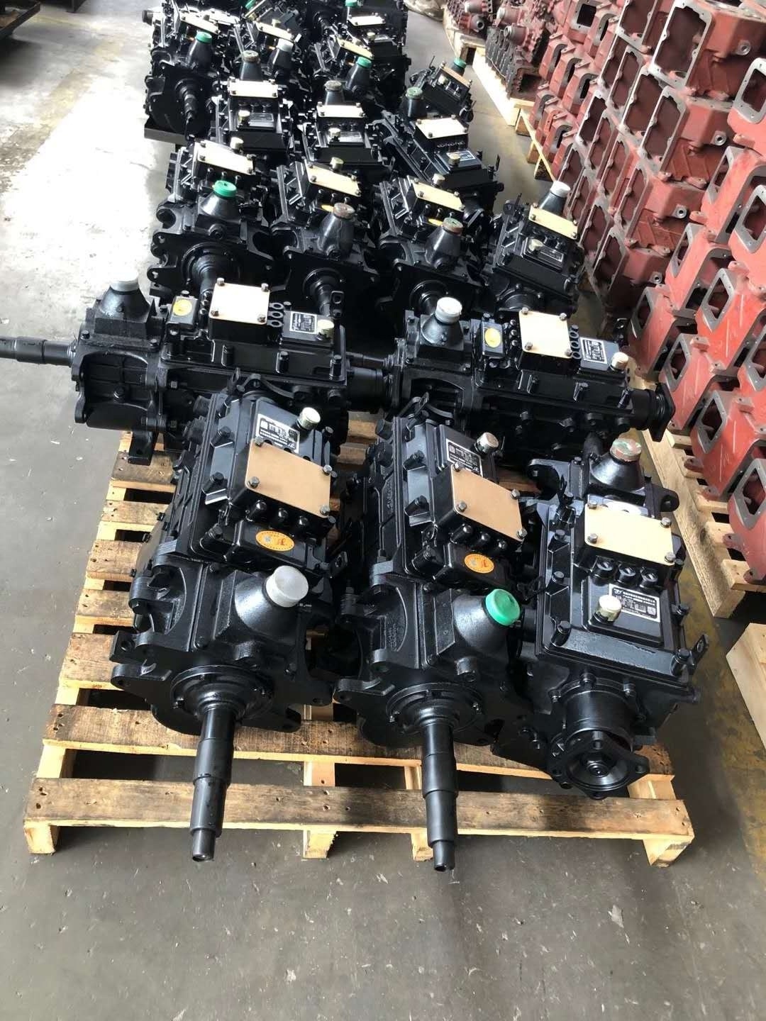 5F+1R /10F+2R Tractor Manual Transmission Gearbox with High/Low Gearbox/PTO/Parking Drum for Indonesia Oil Palm Trucks