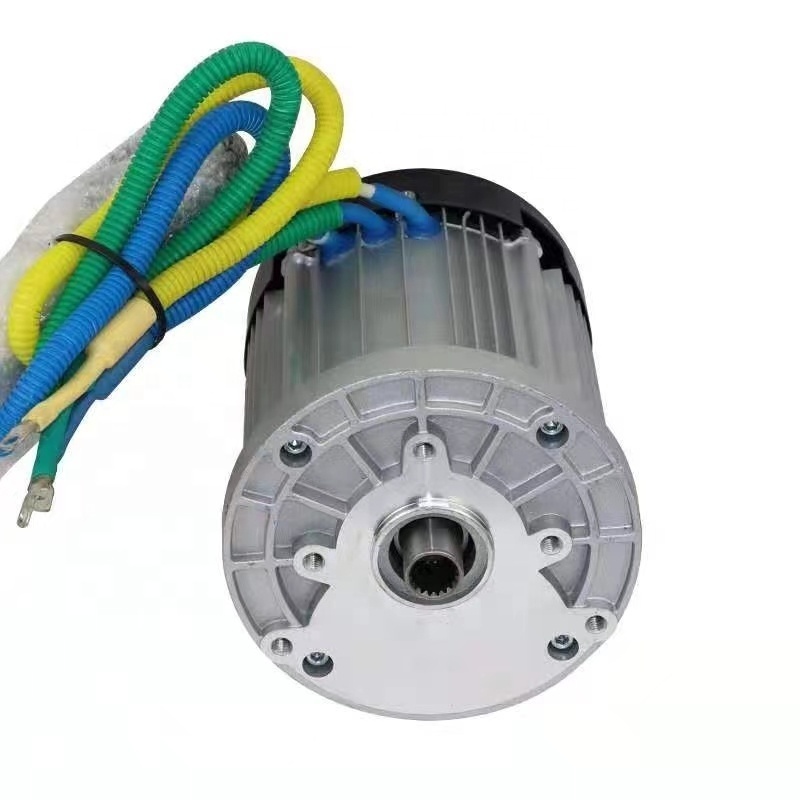 Brushless DC 48V/60V/72V 3kw/4KW/5kw/6KW BLDC Motor for Electric Vehicle Car Golf Cart Scooters Buggy Tricycles