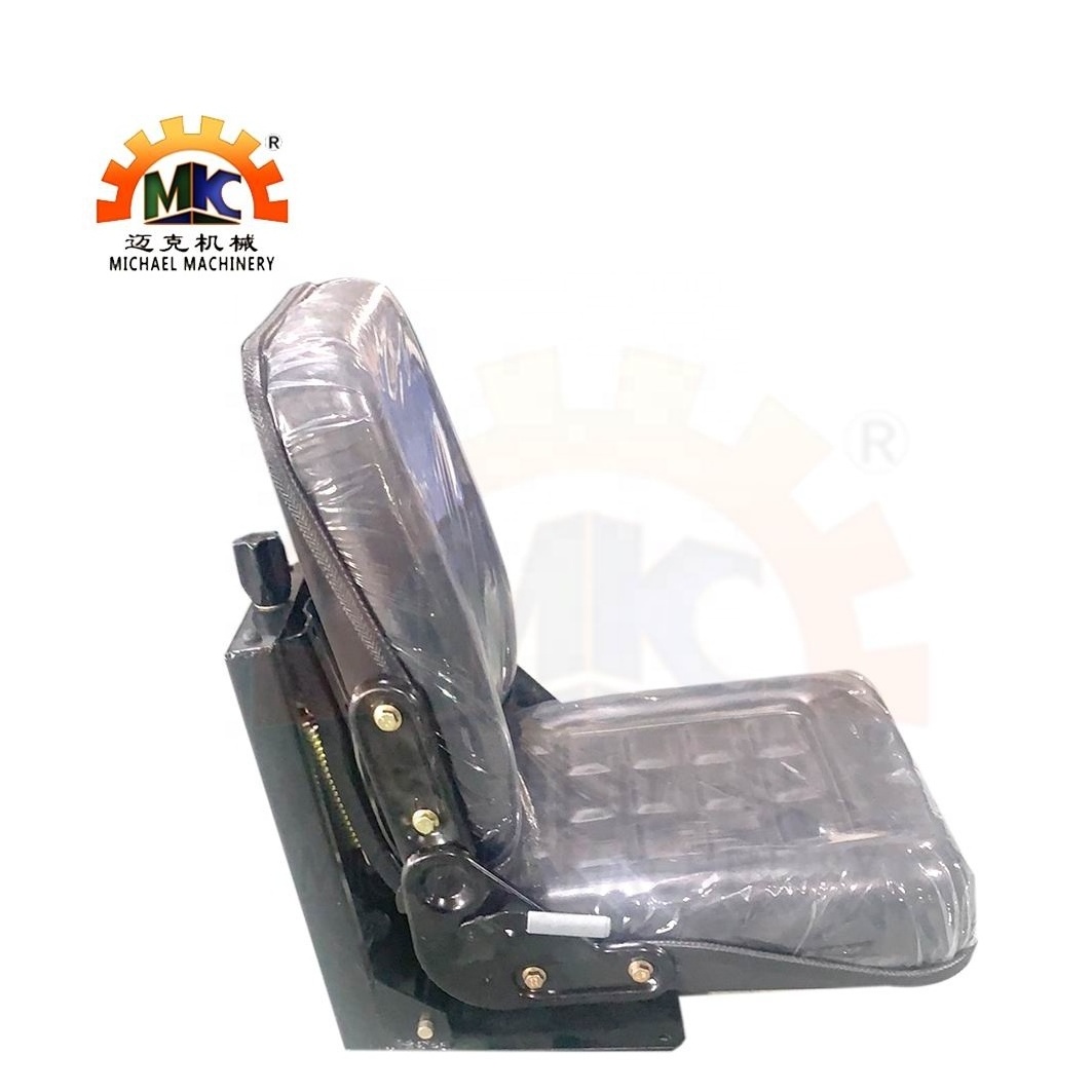 Comfortable Engineering Vehicles Machinery Driver Seat with Weight Suspension for Forklift