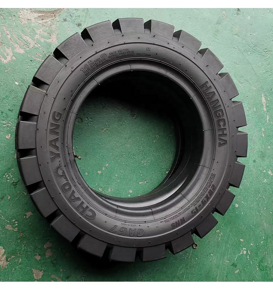 New Energy Electric Forklift Trucks Spare Parts Rear Steer Axle Solid Wheel Tyre&Rim 4.00-8 5.00-8 6.00-10 650-10 28x9-15 700-12