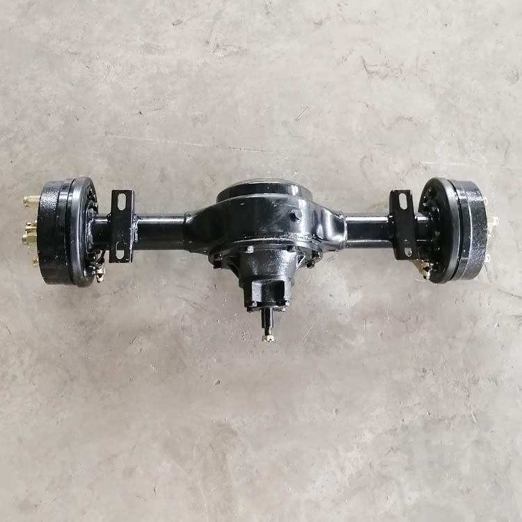 Mini Car Agricultural Tractor Machinery Chassis Parts Front/Rear Wheel Drive Axle for 12hp Engine