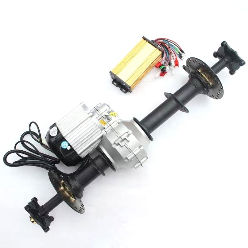 4x2 Electric ATV UTV Go Kart Buggy Rear Bldc Motors Drive Differential Transaxle with 48V/60V 500W/750W/1000W