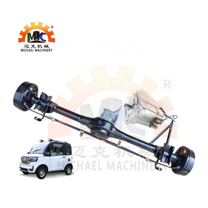 Electric Vehicle EV Mini Car Scooter Golf Cart Rear Wheel Differential Axle with 3kw-7.5kw AC Motor