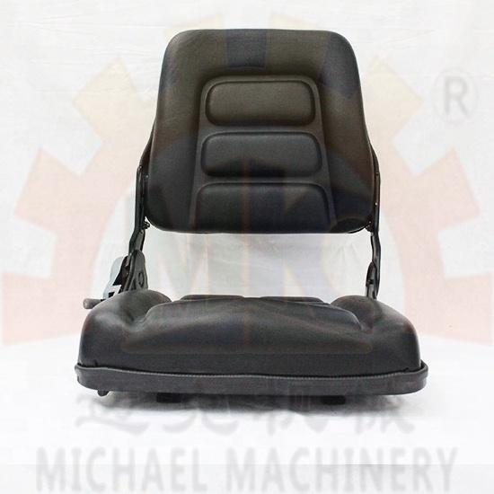 Engineering Vehicles Machinery Kubota Agricultural Garden Tractor Forklift Driver Seat with Safety Belts & Arm Rest