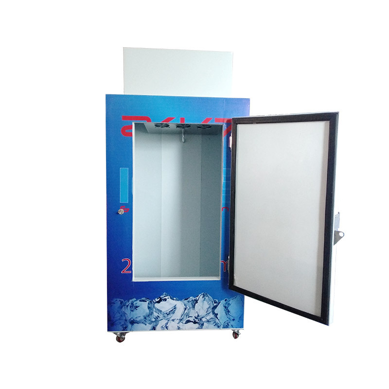 foshan factory solid door ice bagged gas station ice storage freezer