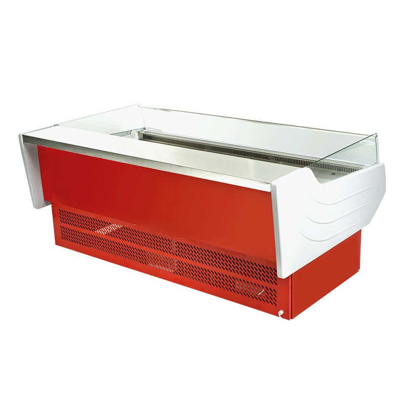 butcher shop retail counter open chiller fish fresh meat display