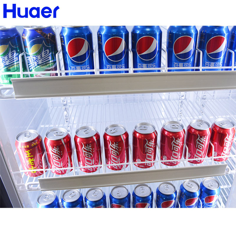 wholesale price upright 2 glass door display pepsi refrigerator