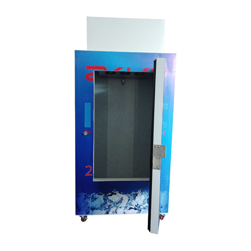 foshan factory solid door ice bagged gas station ice storage freezer